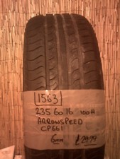 235 60 16 100H ARROWSPEED CP661 6MM TREAD DEPTH 