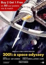2001 A Space Odyssey 1968 Movie Poster A5 A4 A3 A2 A1