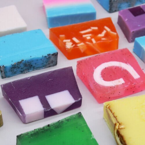 Soap slices natural hand - slices.,
