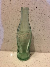 vintage green glass coca cola