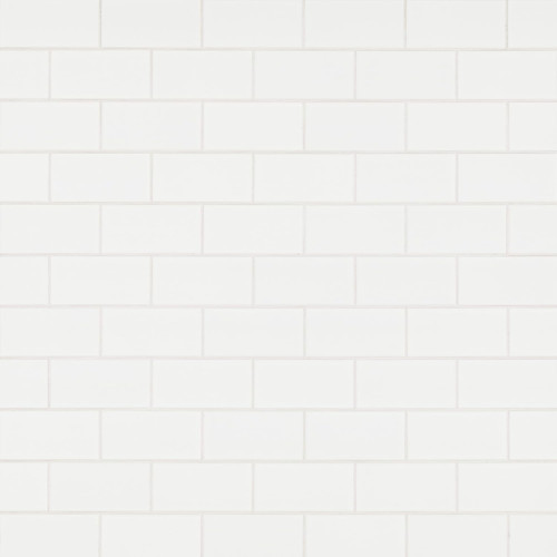 Glossy white 3x6 ceramic - glossy,