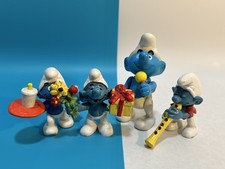Vintage Collection Smurf Figures Set of 4 