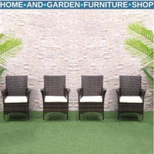 4 Piece Rattan Garden