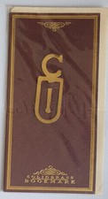 Solid BRASS Gold Metal BOOKMARK B C Initials Names Surname Letter Alphabet Gifts