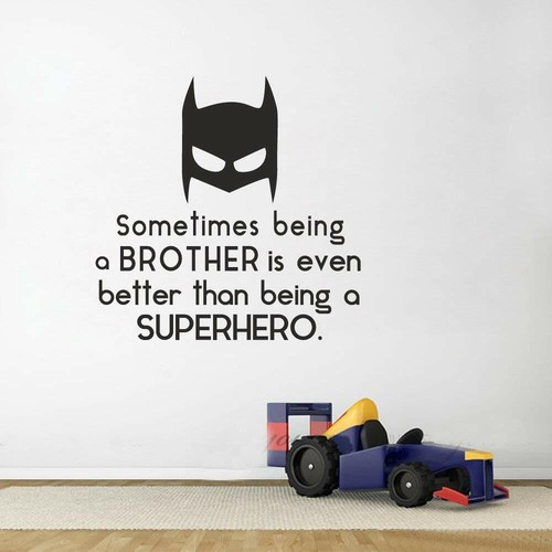 Brother room decal quote - decal, quote-