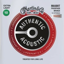 Martin MA500T Lifespan Phosphor Bronze Acoustic Guitar 12 String Set .010 - .047