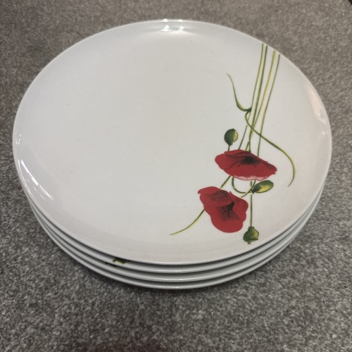 Dunelm red poppy dinner - dunelm,