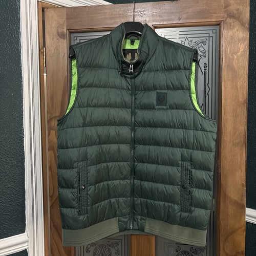 Belstaff dark green gilet - belstaff,