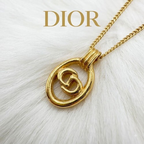 Christian dior gold oval - gold,