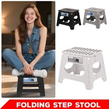 Small Folding Step Stool Multi Purpose Home Kitchen Foldable Fold Up Stepstool