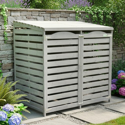 Wheelie bin storage unit - wheelie,