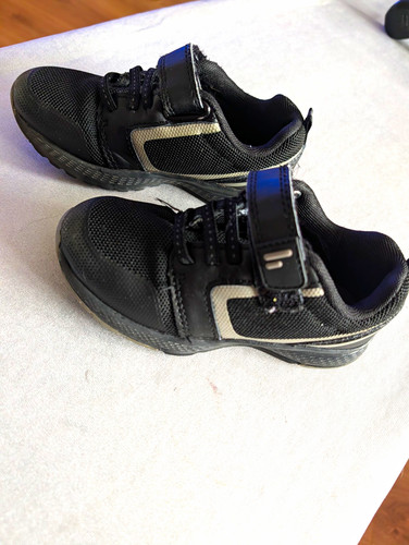 Boys black grey slip on - boys,