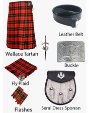 Wallace Tartan Scottish Kilt