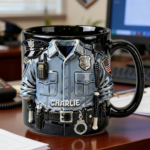 Personalized proud officer - personalized,