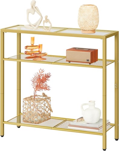 Tier gold console - 3-tier, table