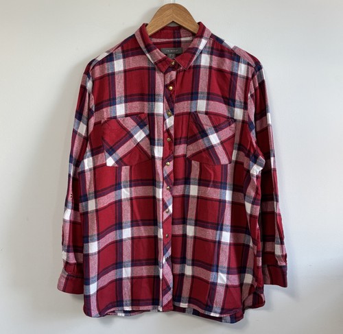 Primark shirt red - checked, long