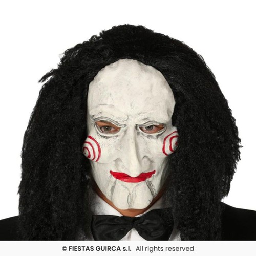 Puppet with hair mask mens - with,