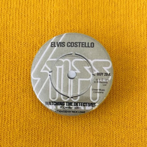 Elvis costello 25mm pin badge - elvis,