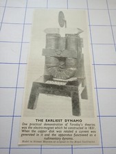 The earliest dynamo Faraday electromagnet