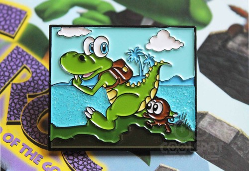 Croc ps1 forest island pin - croc, 'forest