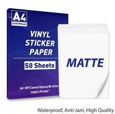 A4 Vinyl Adhesive Sticker