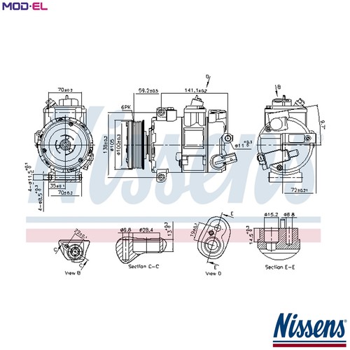 Compressor air conditioning - compressor,