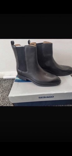 Sebago black leather - sebago, chelsea