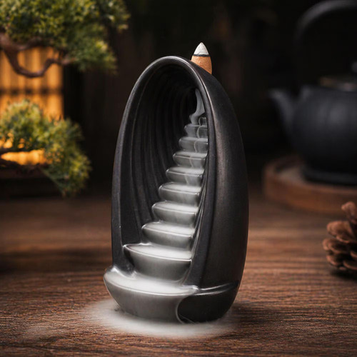 Stair backflow incense burner - backflow,