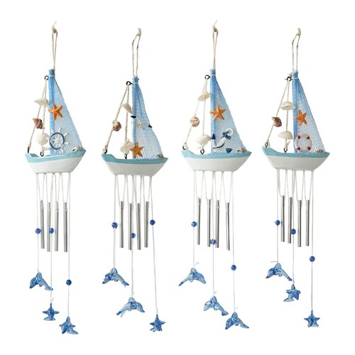 Sailboat wind chime charm - wind,