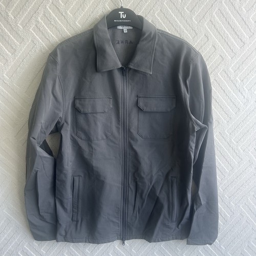 Arne shirt mens medium grey - arne,