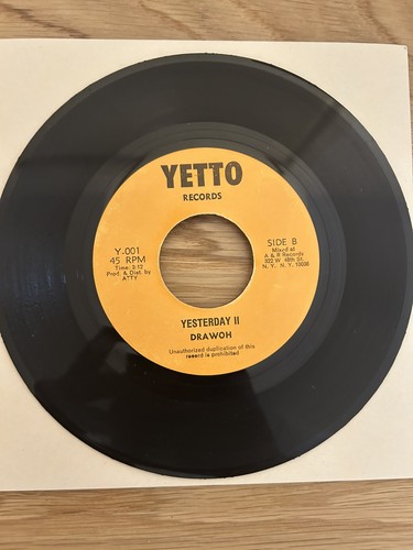 Drawoh yesterday 7 rare - i, 7”