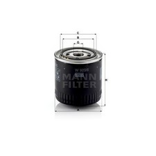 MANN W920/6 Oil Filter 95mm