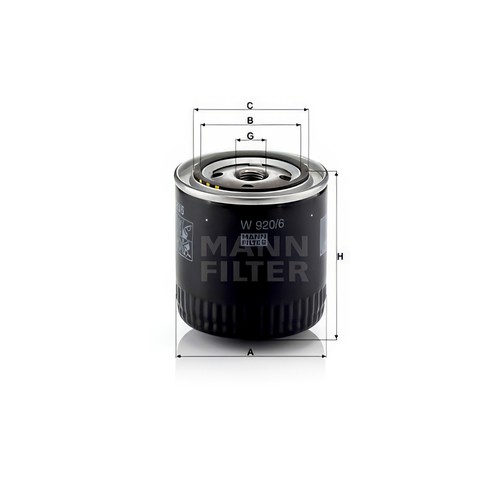 Mann w920 oil - mann, 95mm