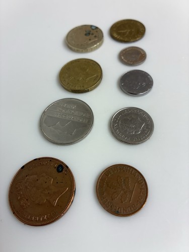 Old foreign coin lot - old,