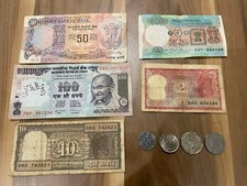 India Rupees Coins & Banknotes