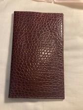 Mens Dark Brown leather Animal print Wallet  Brand new from HARRODS