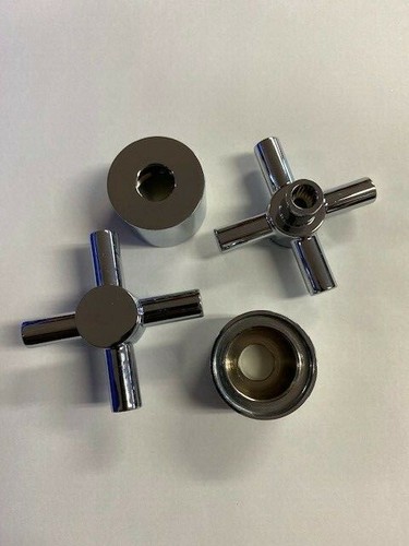 Cross head tap - tap, chrome