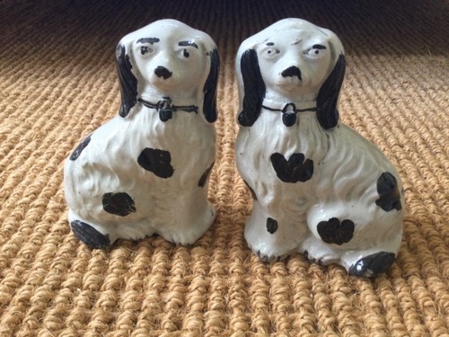 Antique pair staffordshire - pair, of