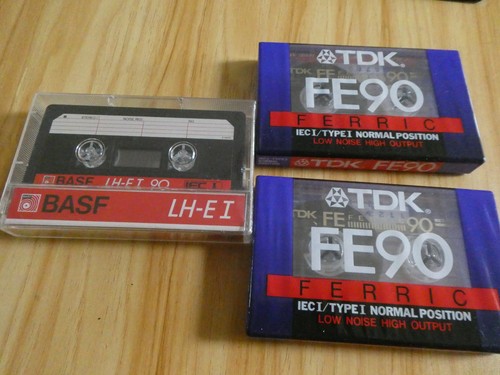 New old stock audio tape - old,