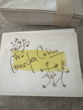 VTG NOS Charm Craft 20 Cocktail Party Invitation Cards w/ Envelopes. Retro 50’s