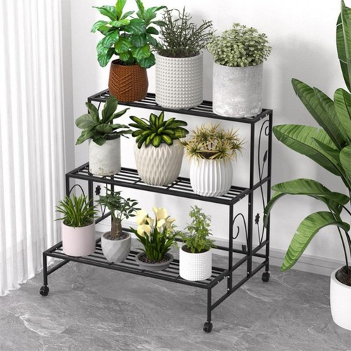 Tiered flower ladder sturdy - flower,
