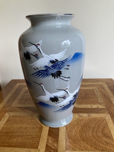 Vintage japanese ceramic vase - vintage,