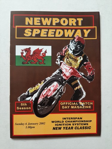 Speedway programme newport - speedway,