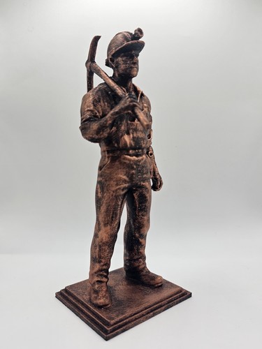 Coal miner tribute statue 18cm - tribute,
