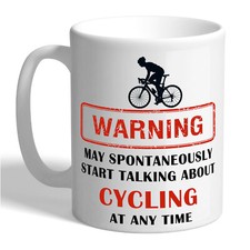 CYCLING WARNING Ceramic Coffee