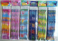 Kids Pencils & Erasers Kids Party Loot Bag Fillers School Stationery