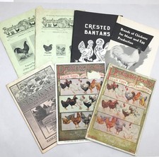 Lot of 8 Vintage Poultry