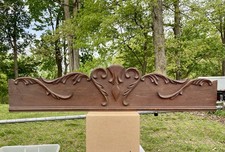 Carved 52"x12" Antique Oak