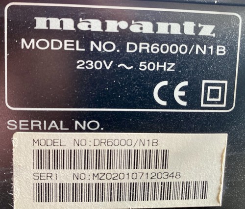 Marantz dr6000 - marantz,