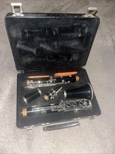 Clarinet Musical Instrument Vintage Brown, 5-Piece, with Hard Case